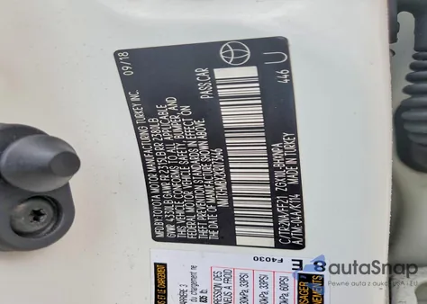 2019 Toyota C-Hr Xle from USA, damaged, VIN NMTKHMBX2KR073646